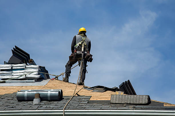 Professional Roofing technician working in East Lynn, WV